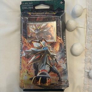 Pokemon Solgaleo Steel Sun Deck with Fiery Hues
